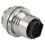 Bulgin PXM6012/03P/CR Buccaneer Plug 2+PE Pins Mount DIN Connector