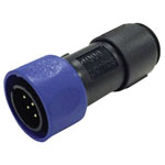 Bulgin PXP4010/08S/5560 Buccaneer DIN Connector Straight 8-Pin Round