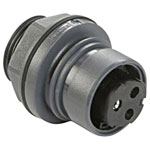 Bulgin PXP6012/03S/CR Buccaneer Socket 2+PE Pins Built-In Connector