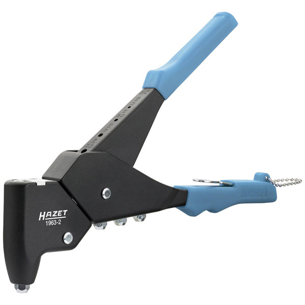 Hazet 1963-2 Riveting Tool 290mm Versatile Metal Plastic Leather Use
