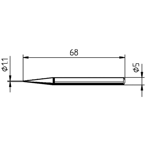 Ersa 0032KD/SB Soldering Tip Chisel-Shaped 3.10mm 1pc