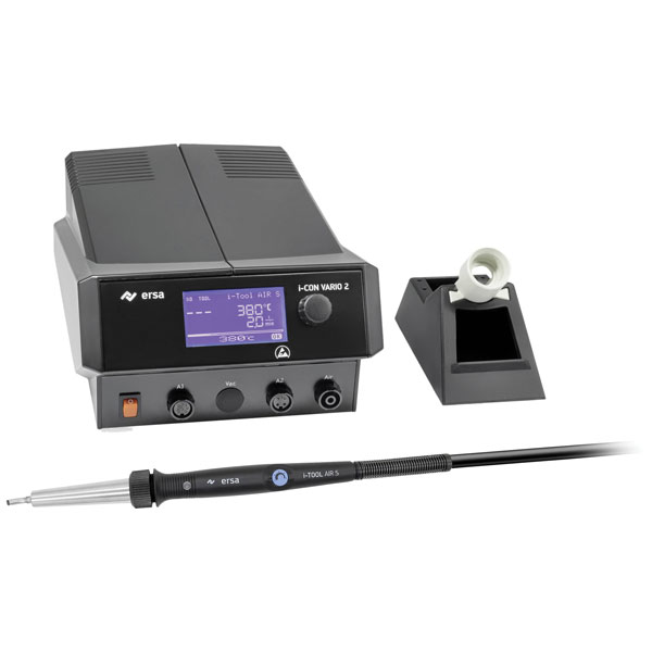 Ersa 0ICV2005AXV i-CON VARIO 2 MK2 2-Channel 200W Desoldering Station