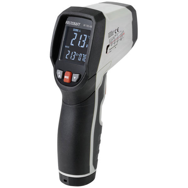 VOLTCRAFT IR10-6C IR precision thermometer Display thermometer 6:1...
