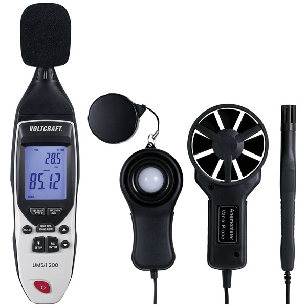 VOLTCRAFT UM51 200 5in1 multifunction environmental tester USB and...