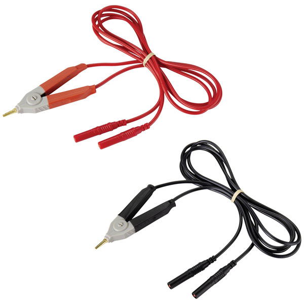 VOLTCRAFT MSLK-100 Test lead MSLK-100 Kelvin test lead 4-wire Pair