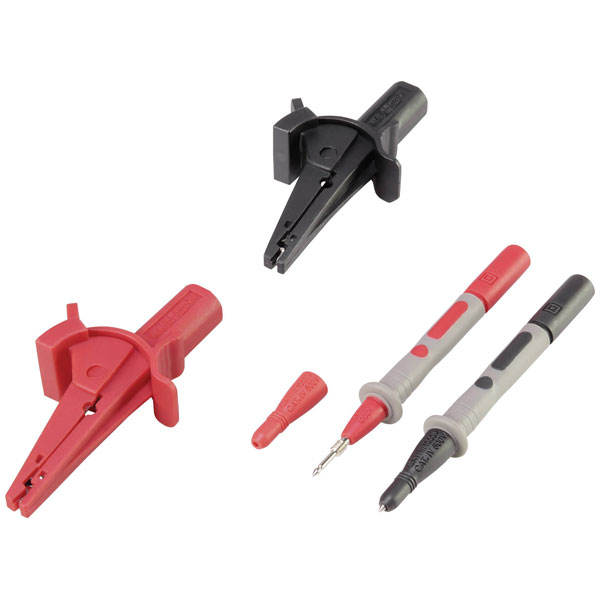VOLTCRAFT MSS103 Alligator clip set 4mm socket CAT III000 V CAT IV...