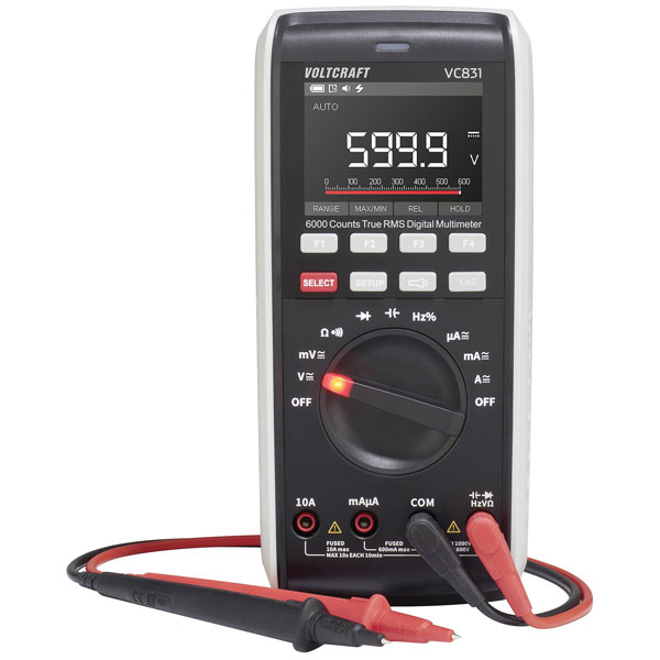 VOLTCRAFT VC851 Multimeter Calibrated to Digital CAT III000 V CAT ...