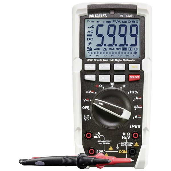 VOLTCRAFT MS540 Non contact voltage tester CAT IV000 V LED Acousti...