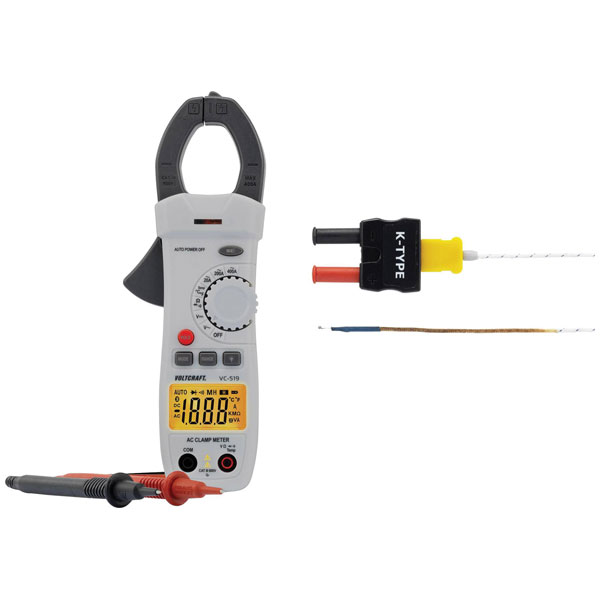 VOLTCRAFT VC585 Clamp meter Digital CAT III 600 V Display (counts)...