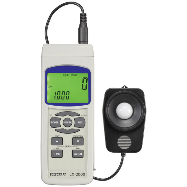 VOLTCRAFT VC13101385 LX-80 Lux meter 0.0 - 200000 lx