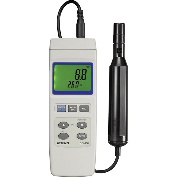VOLTCRAFT DO-101 Oxygen detector 0 - 20 mgl Exchangeable electrode...