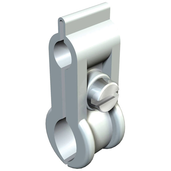 OBO Bettermann 2305151 Steel Cable Clamp Grey Shock-Resistant Halo...