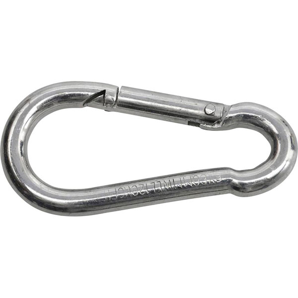 SWG 680 154 890 80 Fire Brigade Spring Hook Galvanized Steel 90x9mm