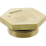 Wiska 10030200 EX-VSM 18 Filler plug shockproof Explosion-proof M18 Metal Ecru