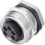 Binder 09 2450 180 05 820 Series Socket 5+PE Pins M12 Connectors