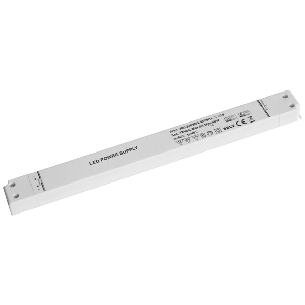 Dehner Elektronik SSL60-24VF LED Driver 60W 24V Surge Protection C...