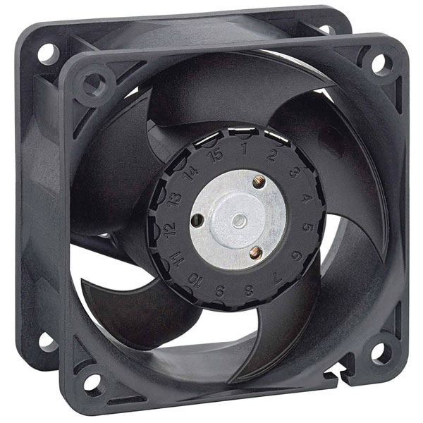ebm-papst 9292207008 Series 620 Axial Fan 24V DC 40m³/h 60x60x25mm