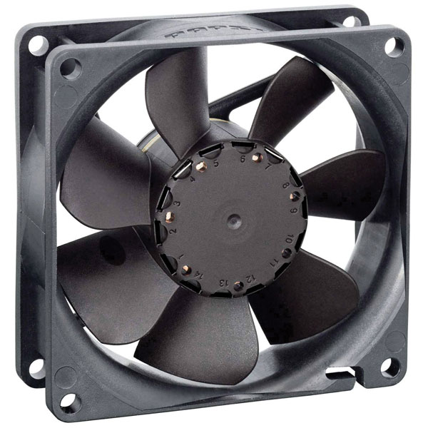 ebm-papst 9292506324 3400 N Axial Fan 12V DC 82m³/h 92x92x25.4mm