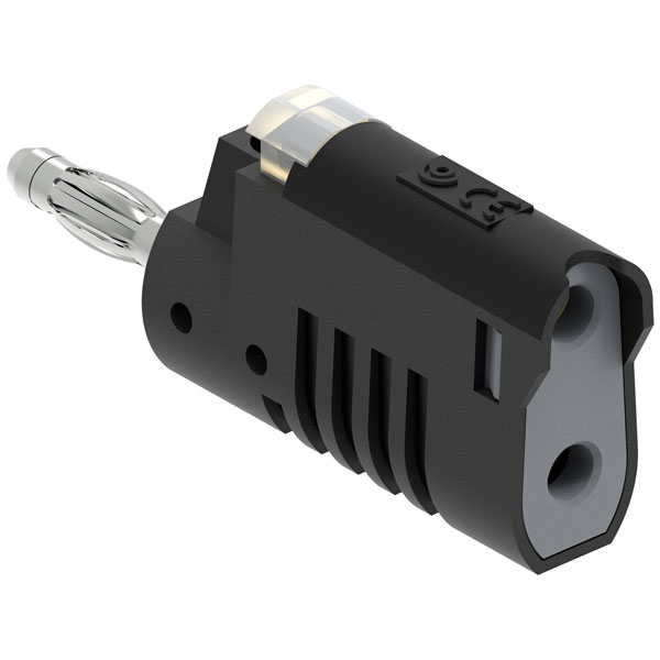 Electro PJP 1087-CD1-R Electro Jack Plug Straight 4mm Pin Red Dies...