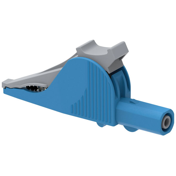 Electro PJP 5066-IEC-CD1-Bl Alligator Clip 4mm CAT III 1000V Blue