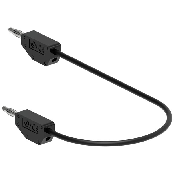 Electro PJP 214-CD1-50R Test Lead 0.50m Red Jack Plug 1pc
