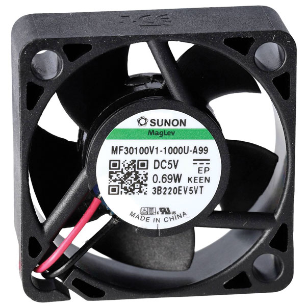 Sunon MF30100V21000UA99 Axial Fan 5V DC 7.98 m³/h 30x30x10mm 1pc