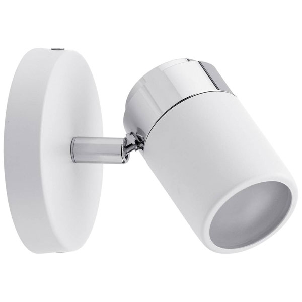 Paulmann 66710 Zyli Bathroom Wall Light 10W IP44 GU10 White Chrome