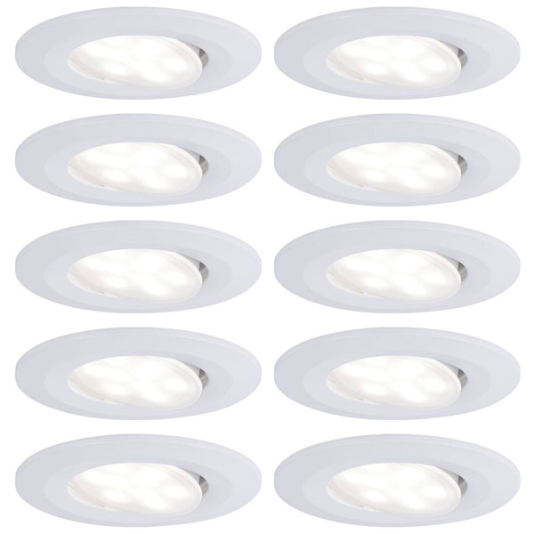 Paulmann 99927.0 Calla LED Recessed Light Set 18W IP65 Matt White