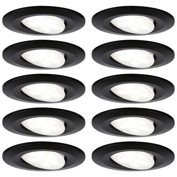 Paulmann 92466 LED Recessed Light Set Smart Control White RGBW Dim...