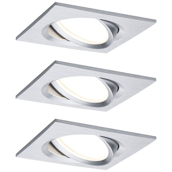 Paulmann 93875 Coin Slim LED Recessed Light Set 18W Dimmable White