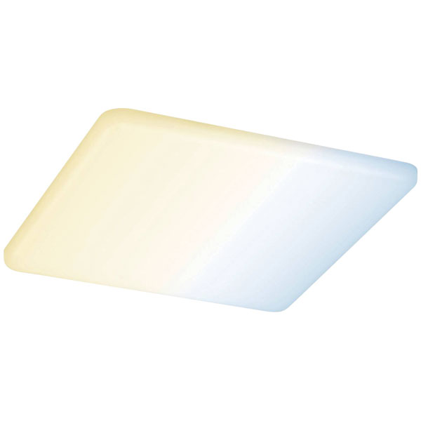 Paulmann 95384 Veluna LED Recessed Panel Satin 185x185mm Splash-Proof