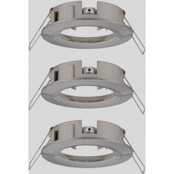 Paulmann 92485 Choose Recess-Mount Bracket Set Brushed Iron Swivel