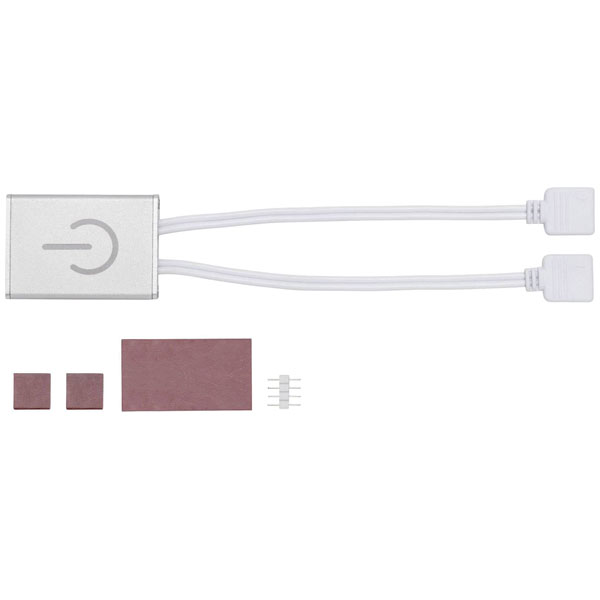 Paulmann 70975 Touch Switch Metal 144W Max LED Tap Dim Memory 4.3x...
