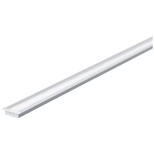 Paulmann 70809 U-section Rail 100cm Aluminium with Detachable Diffuser