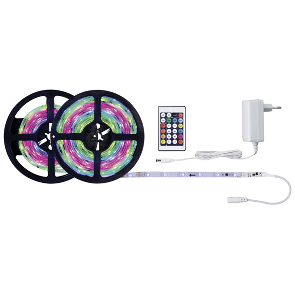 Paulmann 70515.0 FN SimpLED Strip RGB LED Strip with Remote 5m 12V RGB