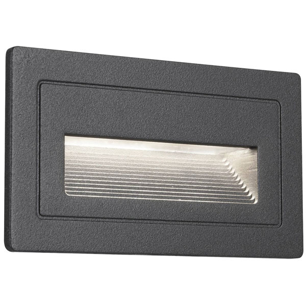 Paulmann 94383 Wall Light Built-in LED Black 3000K 103x58mm IP44 R...