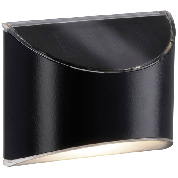 Paulmann 94234 Dayton Solar Wall Light Warm White Anthracite 0.05 W