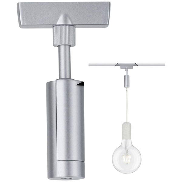 Paulmann 95552 URail Pendant Adapter High Voltage Mounting Rail White