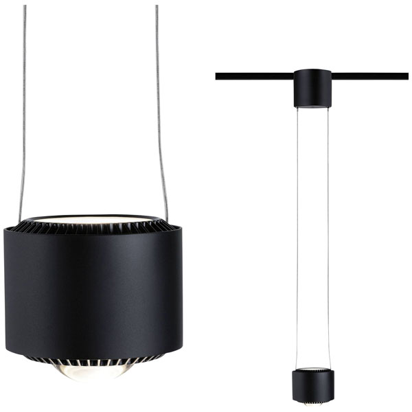 Paulmann 95579 URail LED Pendant Black Matt 42W Zigbee 3.0 Height-...