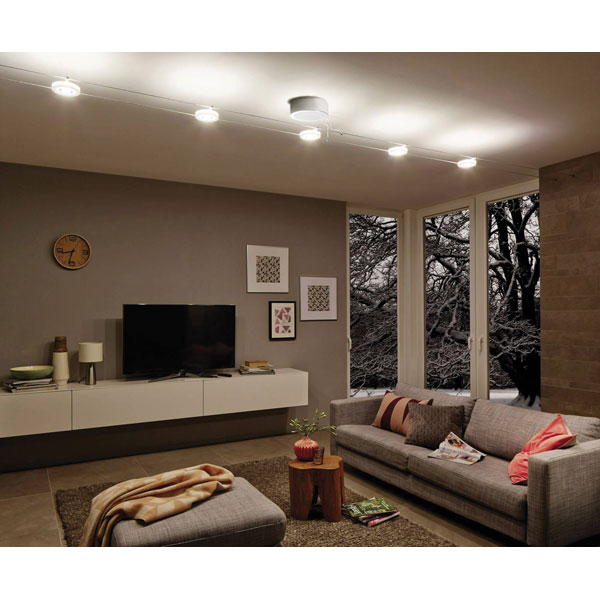 Paulmann 50109 DiscLED I Cable Kit 16W Built-in LED Adjustable Light