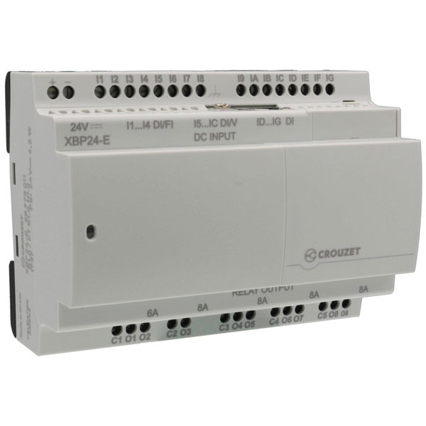 Crouzet 88981133 Nano PLC Controller 24V DC Compact Easy-To-Use FBD