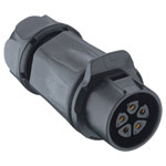 Lumberg 0262 04 DIN Connector Straight 4 Pins 1pc