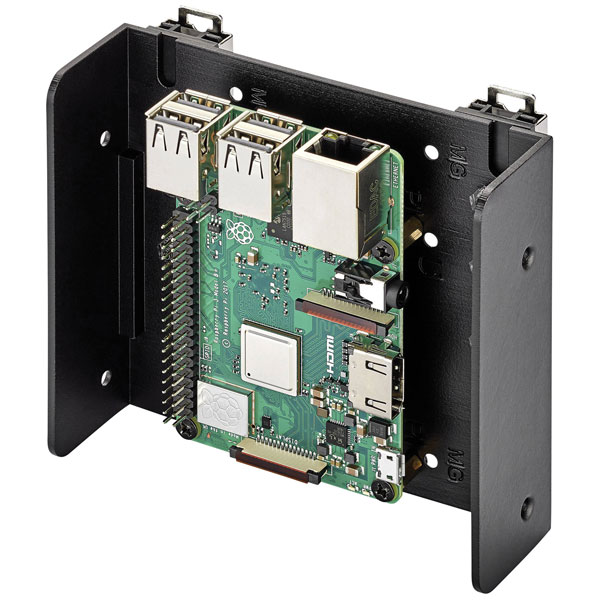 Renkforce RF-3795456 DIN-Rail Bracket for Raspberry Pi Arduino Ban...