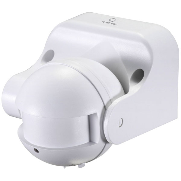 Renkforce 1530623 Motion Detector 360° HF & Relay Tech White Wall/...