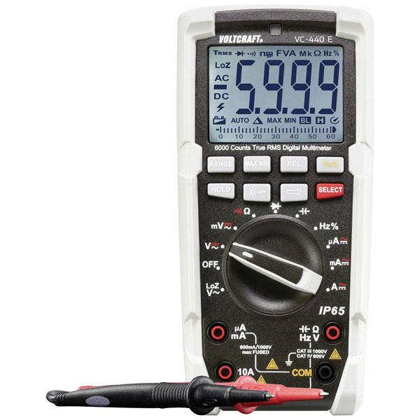 VOLTCRAFT VC450 Multimeter Digital Waterjet proof IP65 CAT III000 ...
