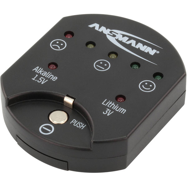 Ansmann 1900-0100 Energy Check LCD Tester for All Common Battery Types