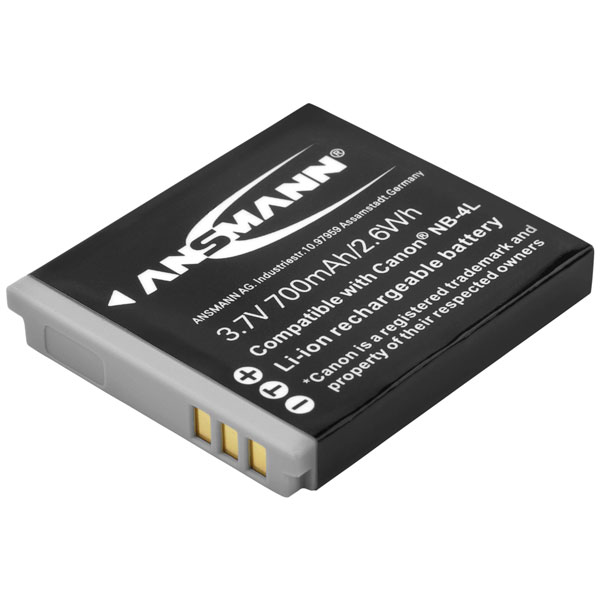 Ansmann 5022673 NB-2LH Camera Battery 7.4V 700mAh Replaces NB-2L