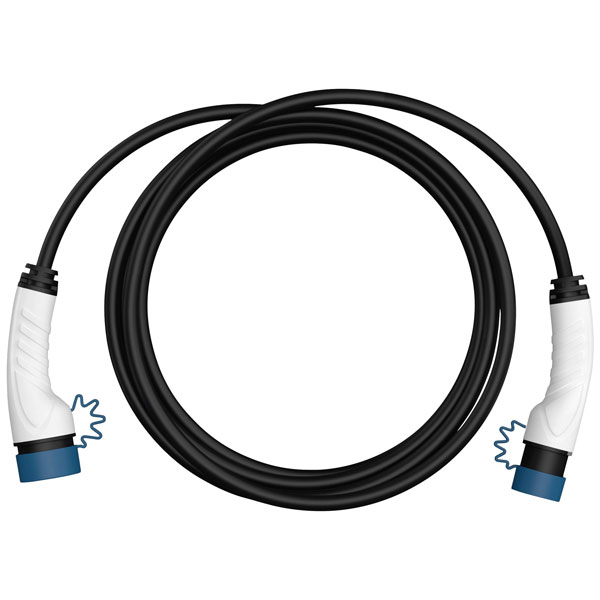 Ansmann 1900-0117 eMobility Cable 5m Type 2 IP55 Impact-Proof 1/3P...