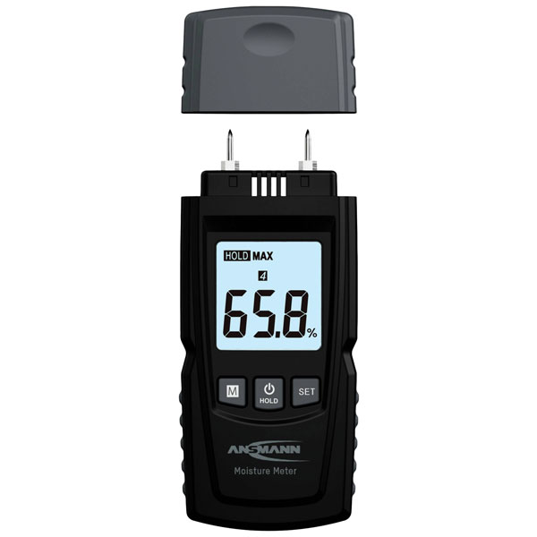 Ansmann 1900-0116 Moisture Meter Building 0-12.2% Wood 0-41%