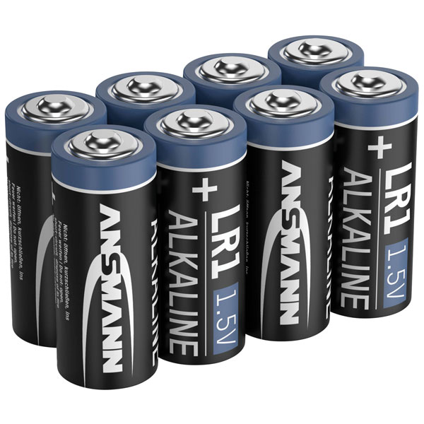 Ansmann 1520-0013 LR1 Battery 8 pk Alkali-manganese 1.5V High Quality